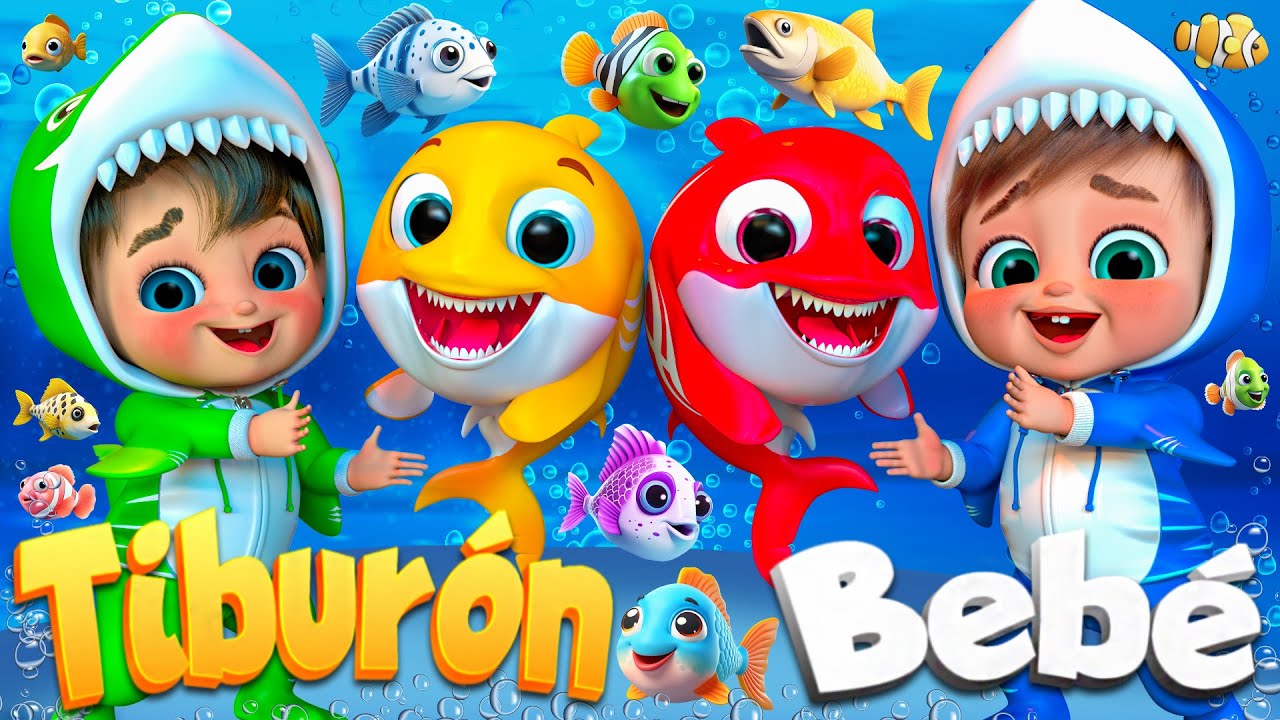 Bebé Tiburón Juguetón | canciones infantiles y rimas infantiles  @SuperLucaEspanol