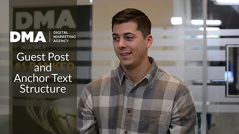 Guest Post and Anchor Text Structure