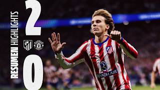 Atlético de Madrid 2-0 Manchester United | ⚽ Barrios & Lookman | HIGHLIGHTS, UCL - MD2