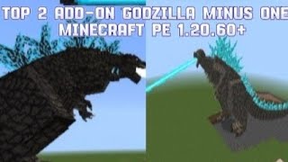 Top 2 Add-On Godzilla Minus One | Update Release Minecraft PE 1.20.60+