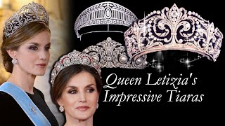 Incredible Collection of Tiaras As Seen on the Queen of Spain!