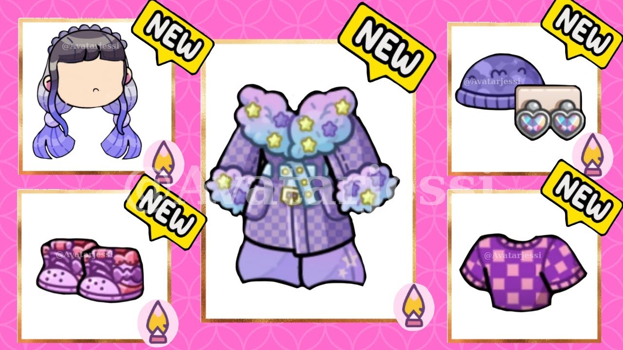 NEW!✨😱UNLOCK PURPLE WINTER OUTFITS COLLECTION SUPER SECRETS IN AVATAR WORLD💎🛍️PAZU
