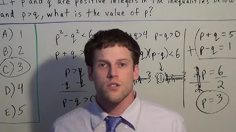 System of inequalities - SAT Math