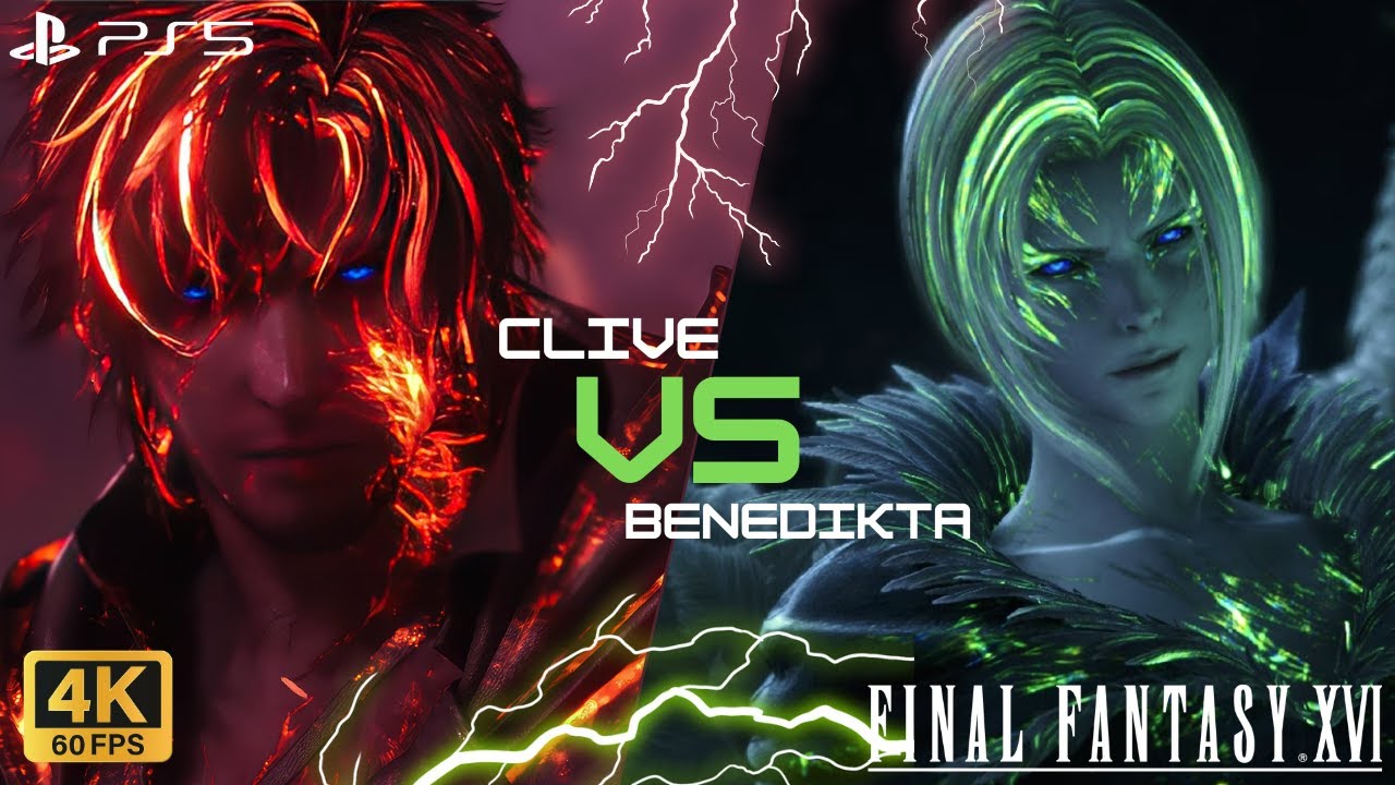 Final Fantasy 16 Boss Battle | Clive VS Benedikta | 4k 60FPS PS5 - YouTube