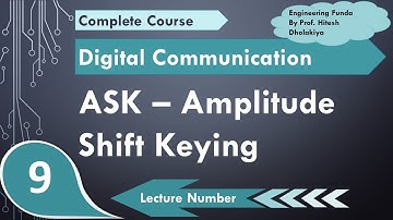 Amplitude Shift Keying ASK (Basics, Definition, Waveform, Bandwidth, Modulation and Demodulation)