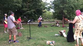 "Spanish Pipedream," (John Prine), Bloodshot Records Ensemble, at Horner Park, 9-26-20.