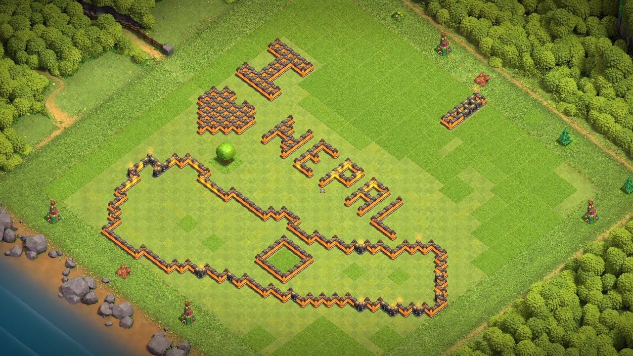 Clash Of Clans | Town Hall_10 | Nepal Map Base | Link in Description