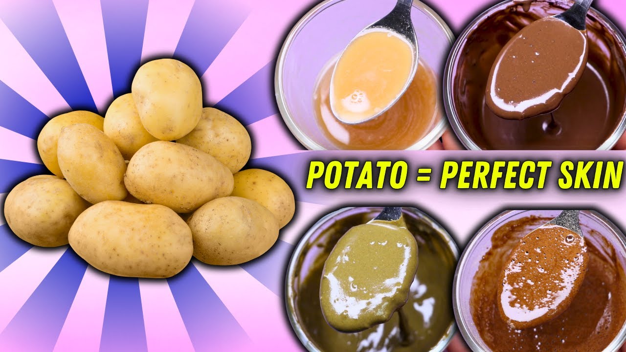 POTATO POWER 5 Face Masks to treat Pigmentation, Dark Spots & Acne Scars YouTube