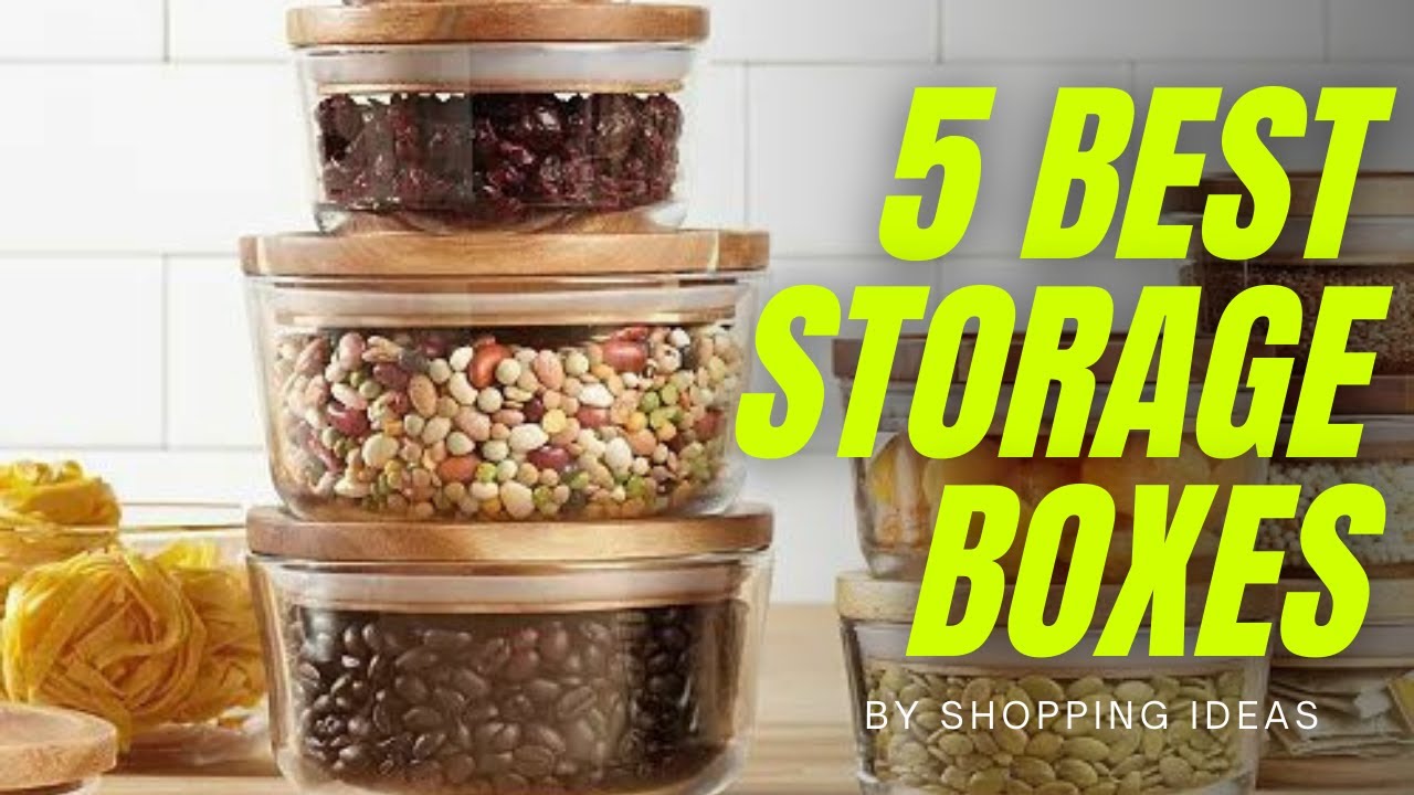 Plastic Storage Container Boxes With Lids 2021