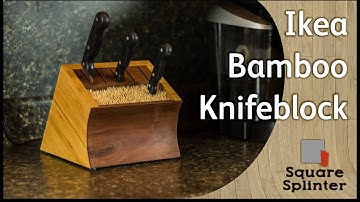 Ikea Bamboo Knife block – Steam bent Hardwood Panel