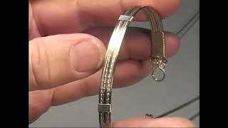 Bangle Bracelet - Wire Art Jewelry - How to Make Cool Jewelry Wire Wrapping Tutorial Series