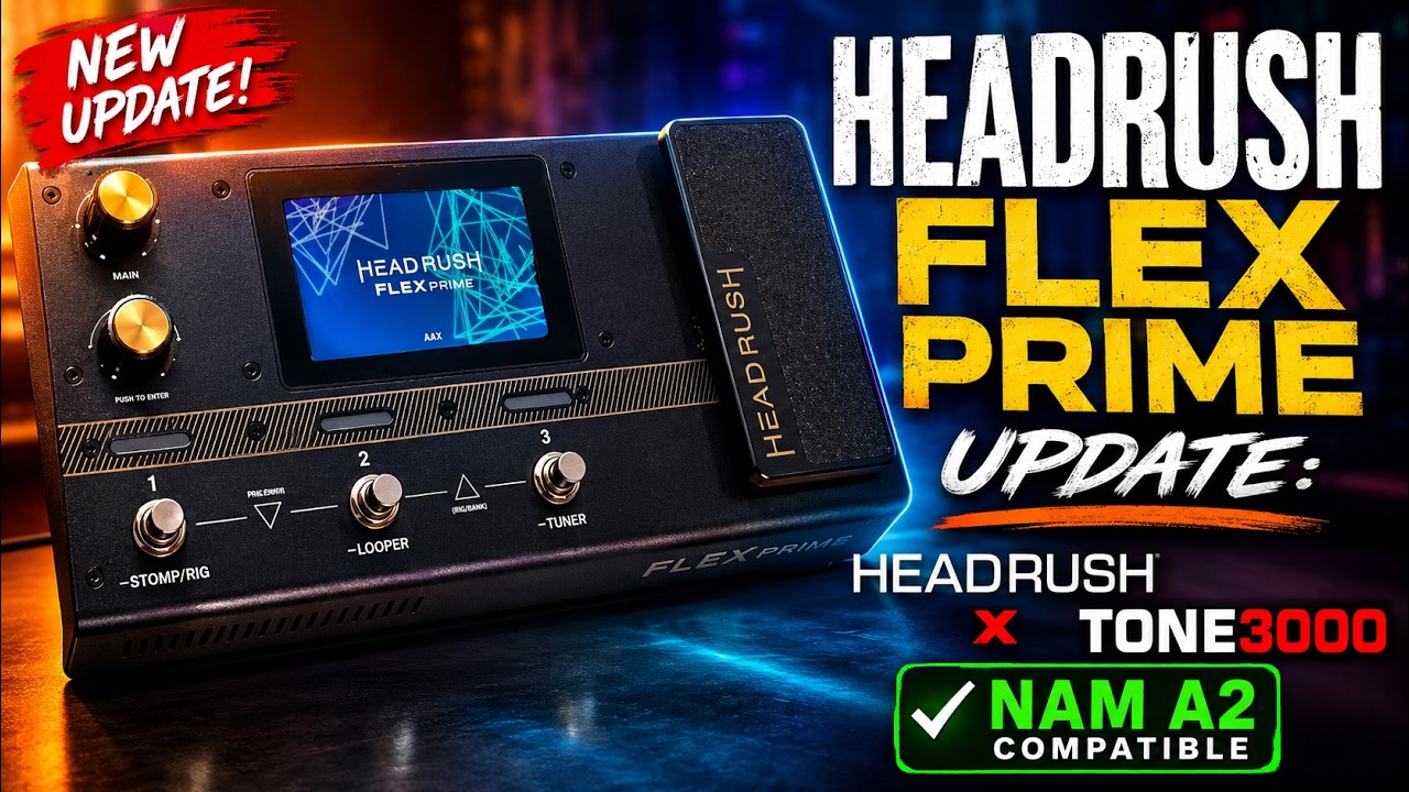 Headrush flex prime x TONE300 : updating process to your unit to