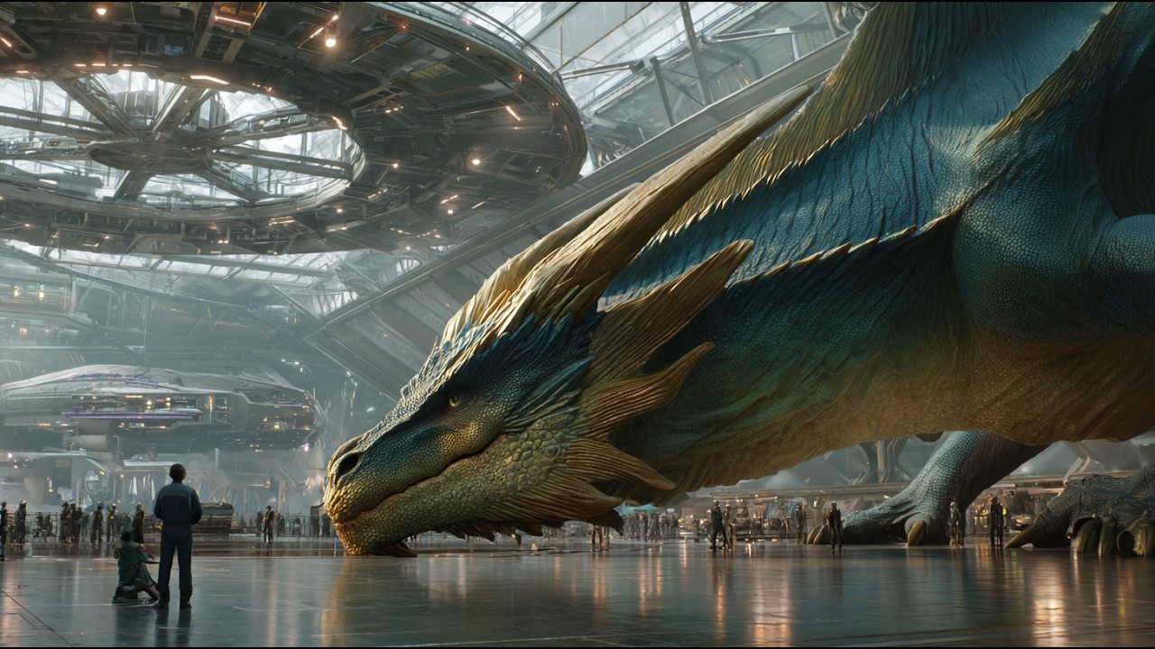 The Dragon Empress’s Baby Cried in a Crowded Spaceport—Until a Human Mechanic Stepped Forward | HFY
