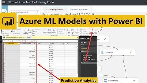 Integrate Azure ML Model with Power BI | Azure ML inside Power BI | Power BI with Azure ML