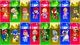 Baby Boss 🆚 Talking Tom 🆚 Dbillions 🆚 Cocomelon 🎶 Tiles Hop EDM Rush screenshot 2