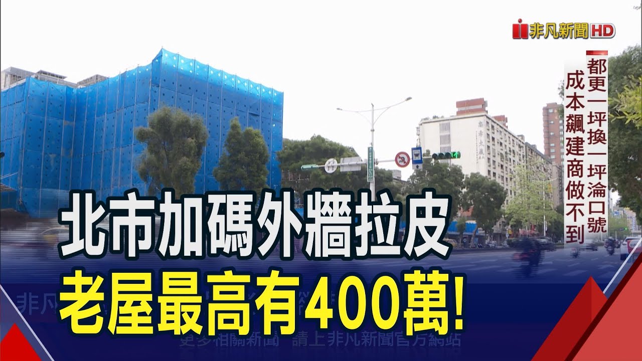 都更牛步一坪換一坪淪口號...成本飆建商做不到！雙北震後給獎勵拚加速｜非凡財經新聞｜20240429