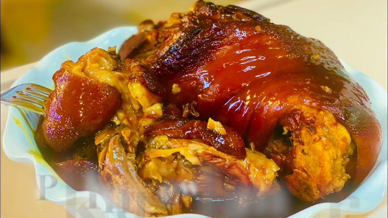 【CC】Slow Cooker Stewed pork knuckle with lump sugar YouTube