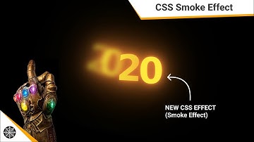 HOW TO CREATE PURE CSS SMOKE EFFECT | SMOKE ANIMATION EFFECT | COOL CSS ANIMATION | HTML