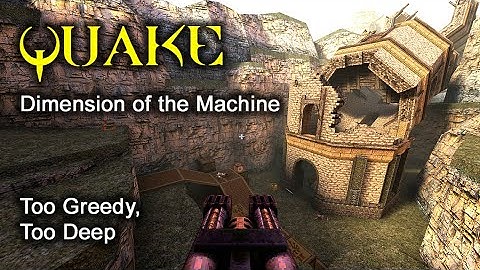Quake: Dimension of the Machine - E5M2 - Too Greedy, Too Deep -  All Secrets