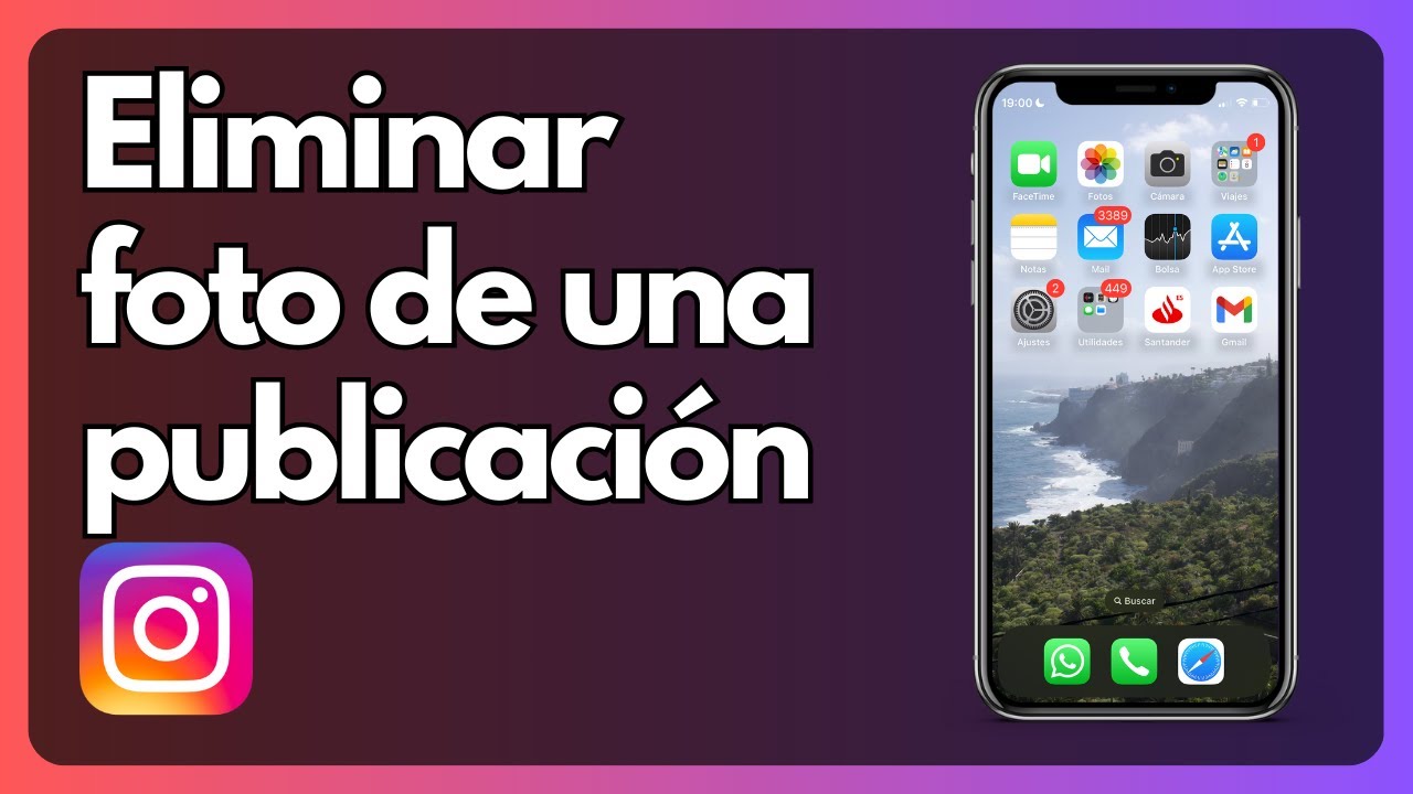 Cómo eliminar una foto de una publicación de Instagram Tutorial - YouTube
