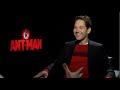 ANT-MAN interviews - Paul Rudd, Michael Douglas, Evangeline Lilly, Peyton Reed, Stoll