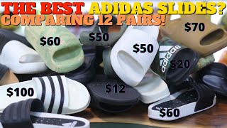 Finding The BEST SLIDES From adidas: Comparing 12 Different Pairs!