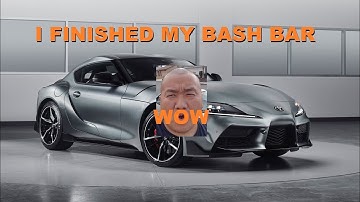 FINISHED the AE86 JDM Zenki Front Bumper Bash Bar