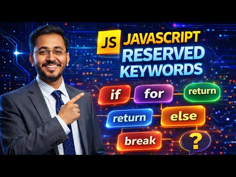 JavaScript Reserved Keywords Explained with Examples | Complete Beginner Guide | Part 5