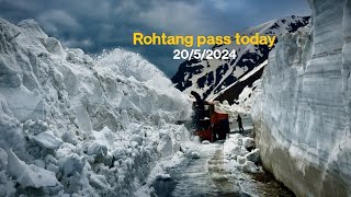 Manali to Rohtang pass || heavy snow in Rohtang pass || Rohtang pass opening date ||20/5/2024 ||