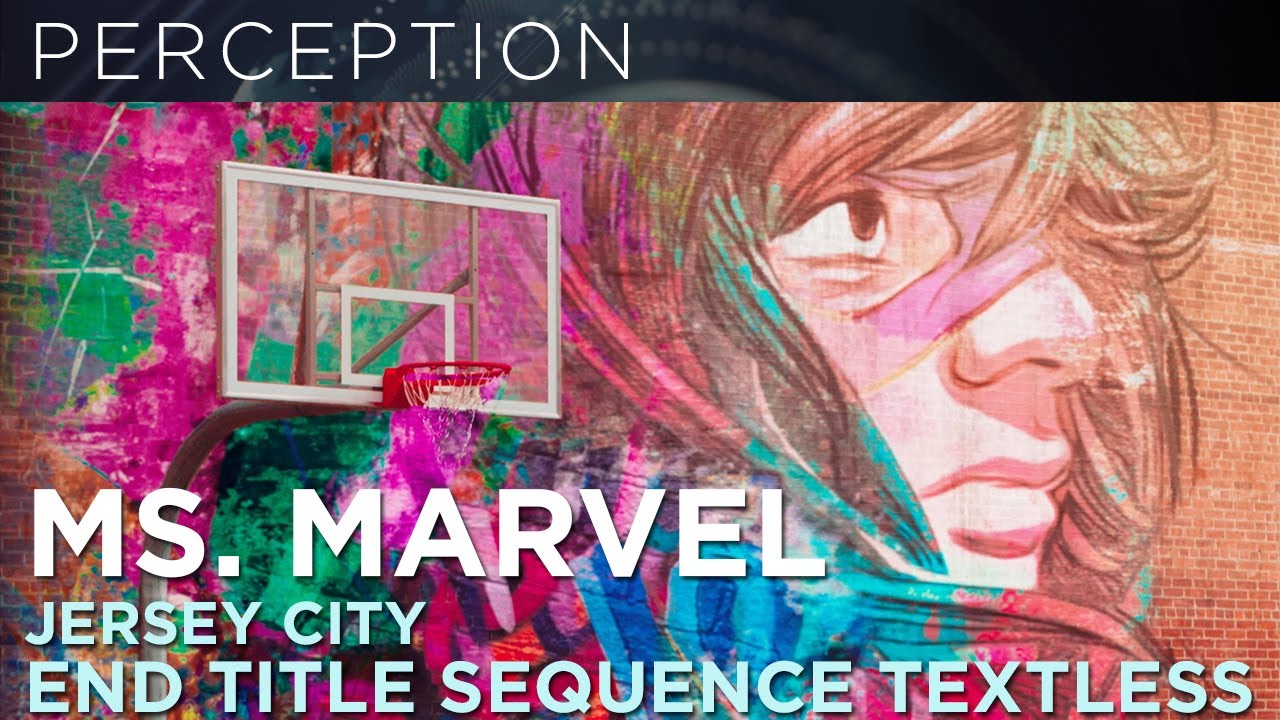 Marvel Studios' Ms. Marvel: End Credits Main On End Title Sequence Episode 1 Without Text