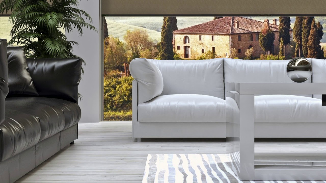 Rendering salotto fotorealistico