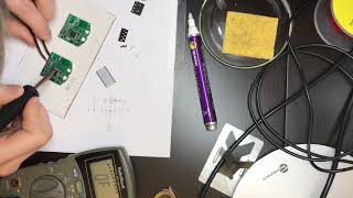 Hand Soldering a GrindSense prototype Timelapse