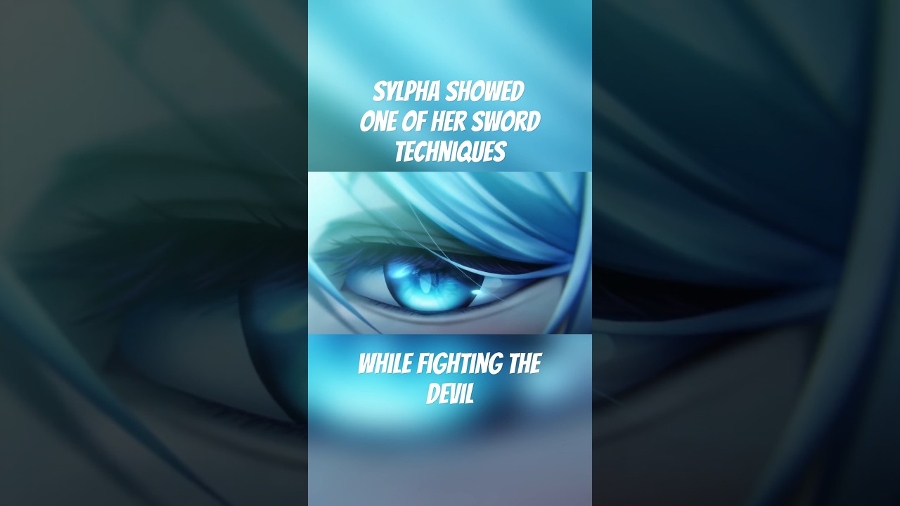 Sylpha showed one true form of her sword techniques 