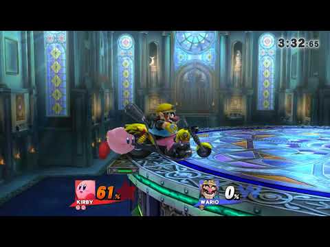 スマブラWiiU カービィVSワリオ