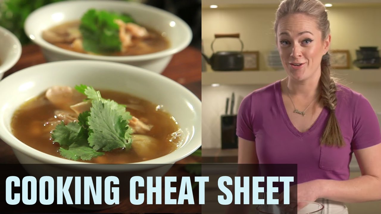 The Go-To Guide for Making Chicken Stock | Cooking Cheat Sheet | Food Network