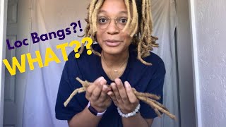 Cutting Bangs Watch Me Cut Bangs Into My Locs