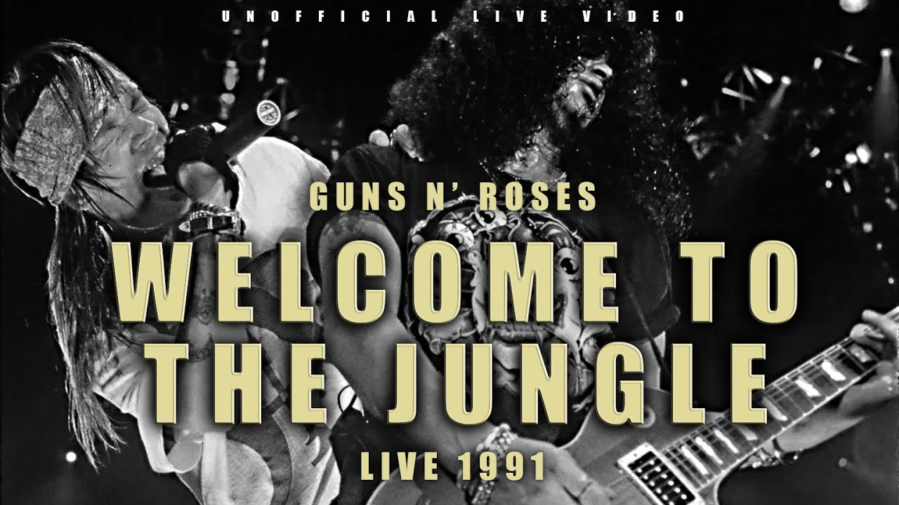 Guns N' Roses - Welcome To The Jungle (Live Video 1991) - YouTube