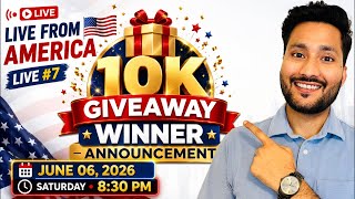 10K Giveaway winners announcement