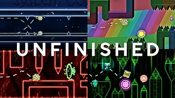 All my Unfinished Projects (Part 1) - Geometry Dash