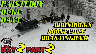 Snowmobiling OLD FORGE DAY 2 PART 2 BOONEVILLE, BOONDOCKS