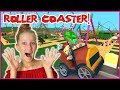 BUILDING THE BIGGEST ROLLER COASTER IN MY THEME PARK!!!