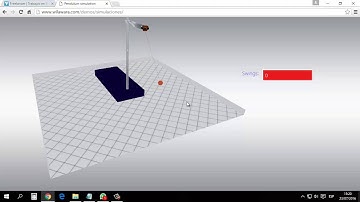 Pendulum webgl simulation basic demo