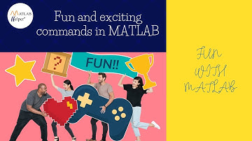 Fun and exciting commands in MATLAB | #FunWithMATLAB | @MATLABHelper