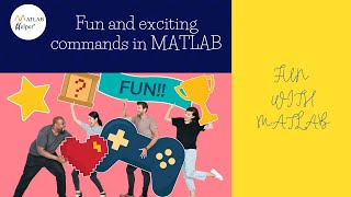 Fun and exciting commands in MATLAB | #FunWithMATLAB | @MATLABHelper