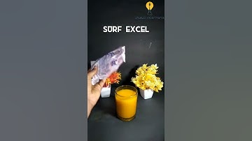 SURF EXCEL VS TURMERIC | Amazing experiment 🥰 | #Unusualexperiments