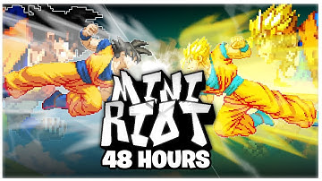 Goku vs Gohan Sprite Animation (Eden vs Prime) (48 Hours) Mini Riot Chapter 2