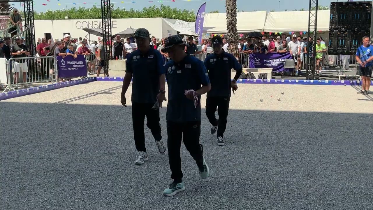 Miniature de la vidéo : Équipe France vs Équipe Thailand | Mondial Montpellier Pétanque 2026 - NO SOUND désolé