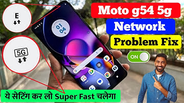 Moto g54 5g me internet nahi chal raha hai | moto g54 network problem solve | moto g54 5g network