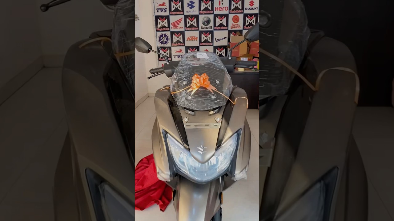 Taking delivery of our new scooter 😍🛵 