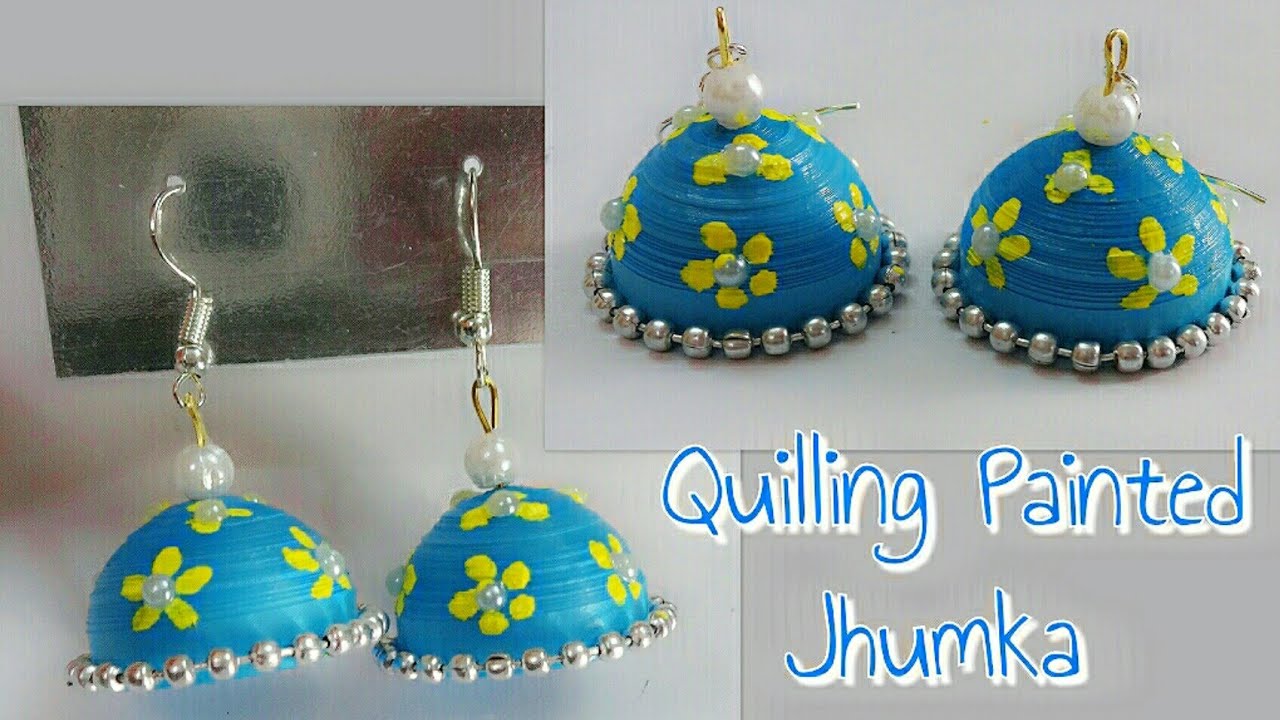 DIY Quilled Jhumkas Project